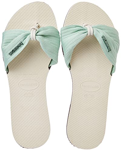 Havaianas Damen St Tropez Basic Beigemineral Green Sandale, Beige-Mineralgrün, 41/42 EU von Havaianas