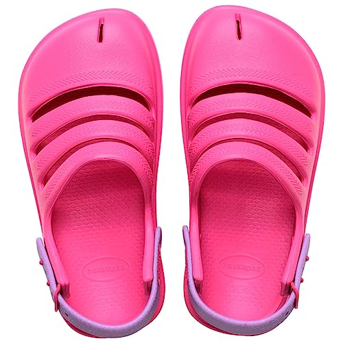 Havaianas Kids Clog, Clogs Unisex Kids, Pink Flux Prisma Purple, 3/4 UK von Havaianas