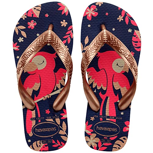 Havaianas HAV. Kinder Top Pets Flipflop, Marineblau/Roségold, 29 EU von Havaianas