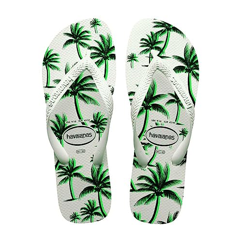 Havaianas Herren Aloha Whitewhitegreen Flip-Flop, Weiß Weiß Grün, 43/44 EU von Havaianas