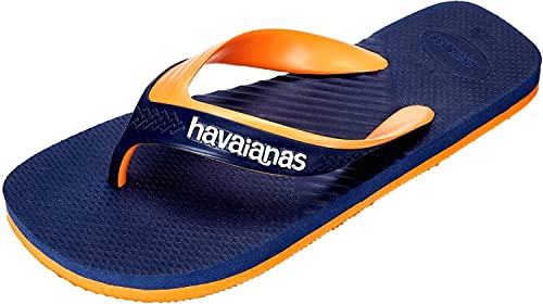 Havaianas Herren Casual 2.0 Flip-Flop, Navy Blue Begonia Orange, 37/38 EU von Havaianas