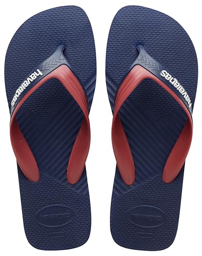 Havaianas Herren Dual Flip-Flop, Marineblau/Marineblau, 45/46 EU, Marineblau Marineblau, 45/46 EU von Havaianas