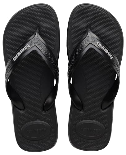 Havaianas Herren Top Max Comfort Flip-Flop, Schwarz, 37/38 EU, Schwarz, 4.5/5 UK von Havaianas