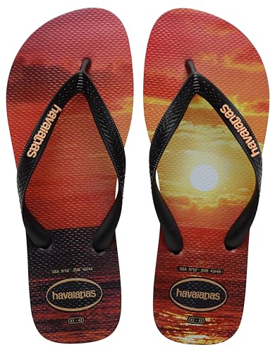 Havaianas Herren Hype Flip-Flop, Schwarz Schwarz Pfirsich, 35/36 EU von Havaianas