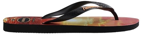 Havaianas Herren Hype Flip-Flop, Schwarz Schwarz Pfirsich, 45/46 EU von Havaianas