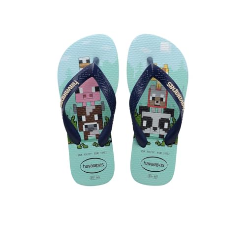 Havaianas Herren Minecraft (Mini Me) Flipflop, Lavendelblau von Havaianas