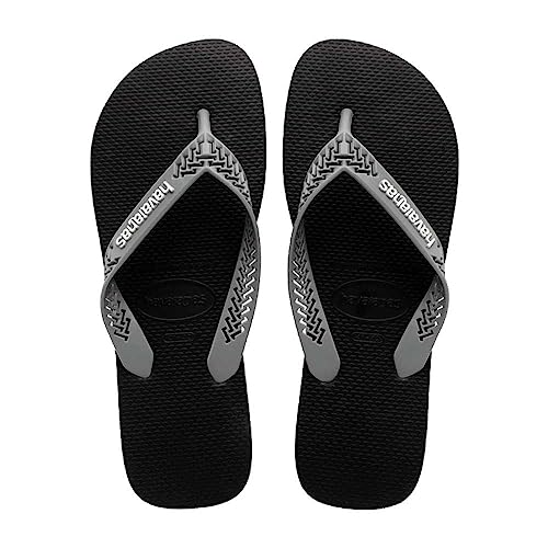 Havaianas Herren Power Light Solid Flipflop, Black/Steel Grey von Havaianas