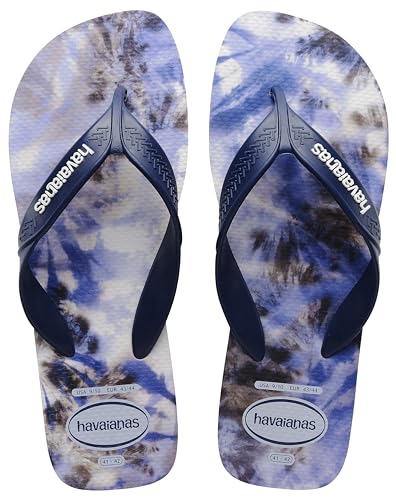 Havaianas Herren Surf Flip Flops, Weiß Marineblau Weiß, 39/40 EU von Havaianas