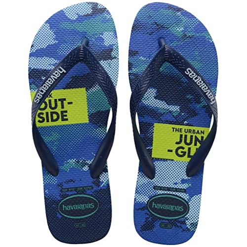 Havaianas Unisex Top Camu Flip-Flop, Blau - Blue Water, 35/36 EU von Havaianas