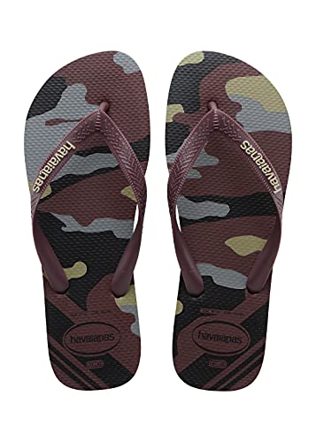 Havaianas Unisex Top Camu Flip flops, Traubenwein 37/38 EU von Havaianas