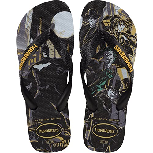 Havaianas Herren Top Herois DC Flip-Flop, Schwarz, 36/37 EU, Schwarz, 35/36 EU von Havaianas