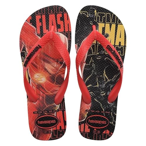 Havaianas - Top Heróis DC, Bequeme, Robuste und Leichte Badelatschen mit Helden- und Schurken-Sohlen, Unisex Erwachsene, Weiß Rot Chinesisch Schwarz, 41/42 EU Havaianas - Top Heróis DC, Bequeme, Robuste und Leichte Badelatschen mit Helden- und Schurken-Sohlen, Unisex Erwachsene, Weiß Rot Chinesisch Schwarz, 41/42 EU von Havaianas
