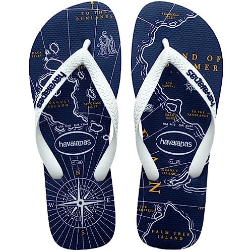 Havaianas Herren Top Nautical Flipflop, Marineblau, Weiß, Marineblau, Marineblau von Havaianas