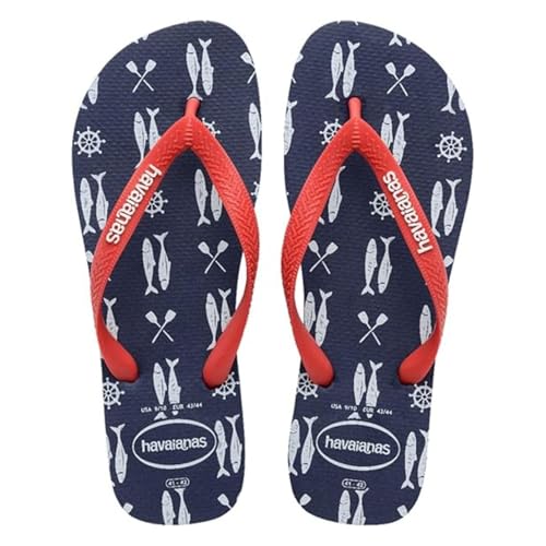 Havaianas – Top Nautical, bequeme, leichte und vielseitige Flip-Flops, Design im Marinestil, breite Riemen, Herren von Havaianas