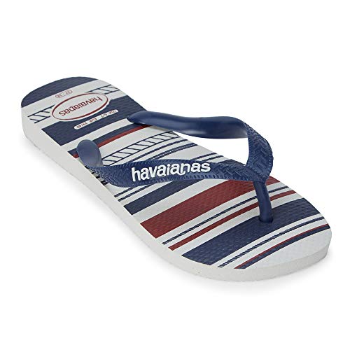 Havaianas Herren Top Nautical Flip flops, Weiß / Navy / Weiß 39/40 EU von Havaianas