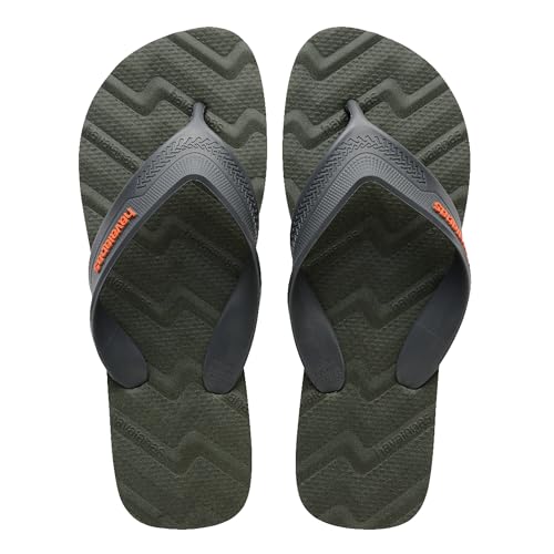 Havaianas - Track Waves, bequeme, sichere und langlebige Flip-Flops, breite, abgerundete Riemen und ergonomische Laufsohle mit Profil, Herren Havaianas - Track Waves, bequeme, sichere und langlebige Flip-Flops, breite, abgerundete Riemen und ergonomische Laufsohle mit Profil, Herren von Havaianas