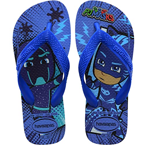 Havaianas Jungen Kinder Top Pj Masks Flip-Flop, Blau - Blue Water, 1/2 UK Child von Havaianas