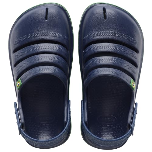 Havaianas Jungen Unisex Kinder Clog Brasil Sandale, Blau, 17 EU, blau, 1/2 UK Child von Havaianas