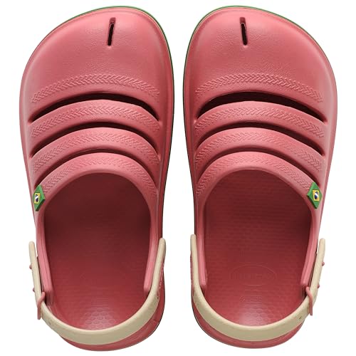 Havaianas Jungen Unisex Kinder Clog Brasil Sandale, Rot, 25 EU Kinder, rot, 28 EU Havaianas Jungen Unisex Kinder Clog Brasil Sandale, Rot, 25 EU Kinder, rot, 28 EU von Havaianas