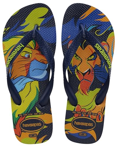 Havaianas Jungen Unisex Kinder Top Disney Classic (Mini Me) Flip-Flop, Blau, 1/2 UK Child, blau, 1/2 UK Child von Havaianas