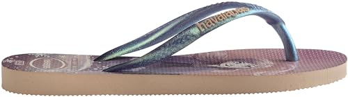 Havaianas Mädchen Kids Slim Frozen Flip Flops, Ballet Rose, 33/34 EU von Havaianas