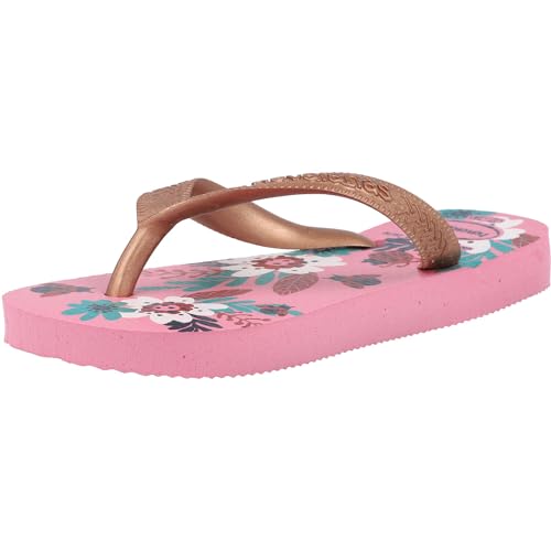 Havaianas Kids Flores Pink Lemonade Zehentrenner, Pink/Limonade, 27-28 von Havaianas