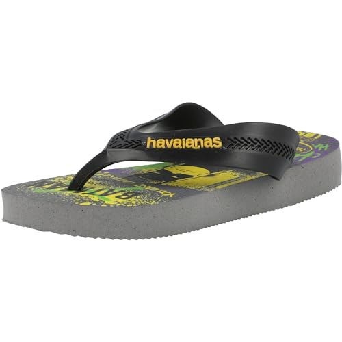 Havaianas Kids Max Herois Flipflop, Steel Grey/Black, 31 EU von Havaianas