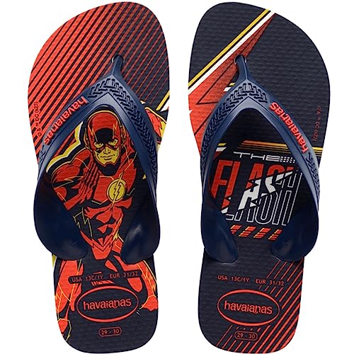 Havaianas Jungen Kids Max Herois Flip-Flop, weiß, 2 UK Child von Havaianas