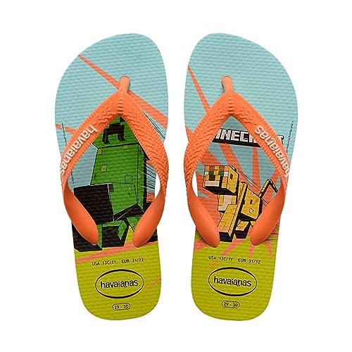 Havaianas Kids Minecraft, Flipflop, White/Coral, von Havaianas