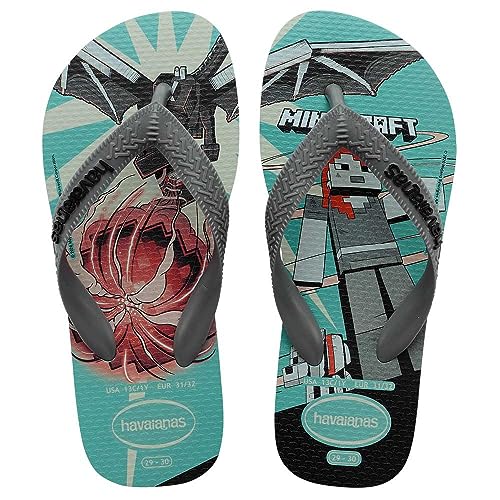 Havaianas Kids Minecraft, Flipflop, Blue, von Havaianas