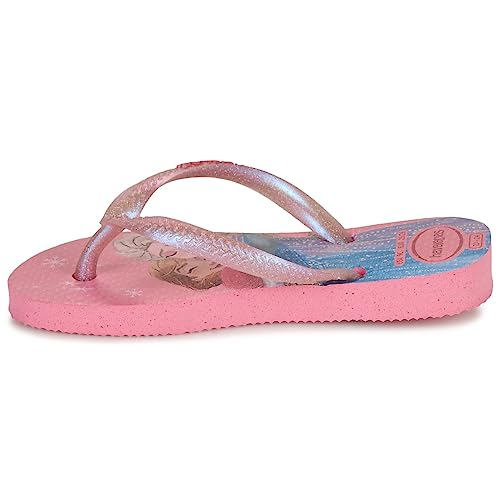 Havaianas Kinder Slim Princess Lemonade Flipflop, Pink/Limonade, 25/26 EU von Havaianas