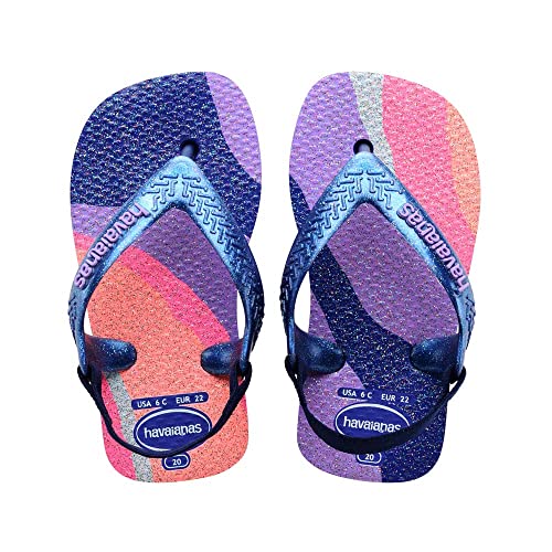 Havaianas Unisex Baby Palette Glow Flipflop, Marine Blue von Havaianas