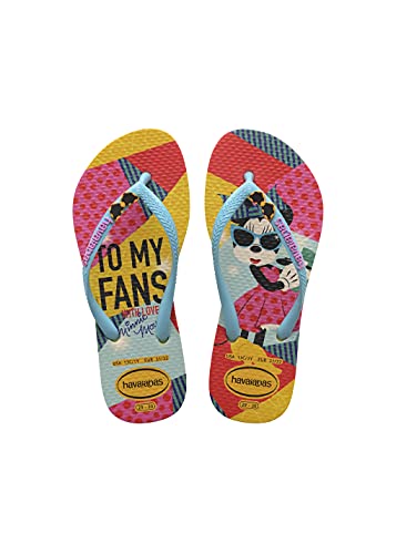 Havaianas Mädchen Disney Cool Flipflop,Goldgelb,27/28 EU von Havaianas