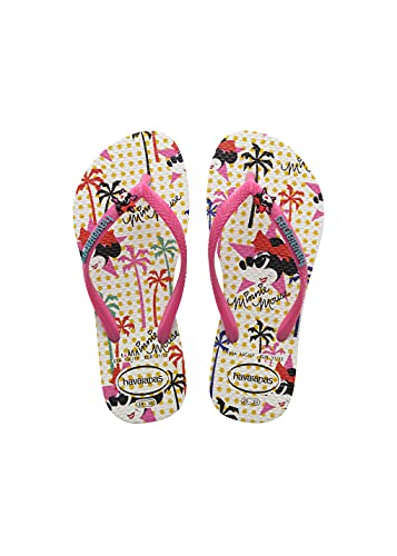 Havaianas Mädchen Disney Cool Flipflop,Weiß / Rosa Fluss,27/28 EU von Havaianas