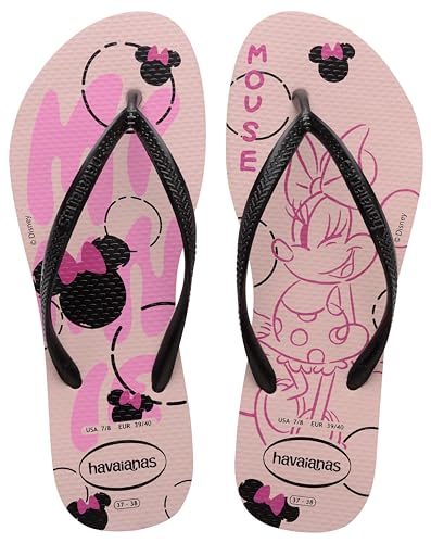Havaianas Mädchen Slim Disney (Mini Me) Flipflop, Peony Rose von Havaianas