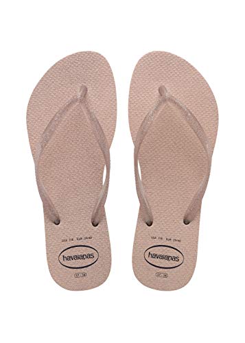 Havaianas Mädchen Slim Glitter Gloss Flip flops, Ballettrose 25/26 EU von Havaianas