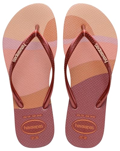 Havaianas Mädchen Slim Palette Glow (Mini Me) Flip-Flop, Ballettrose, 10/11 UK Child von Havaianas