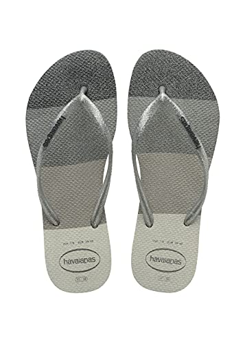 Havaianas Mädchen Slim Palette Glow Flip flops, Weiß 27/28 EU von Havaianas