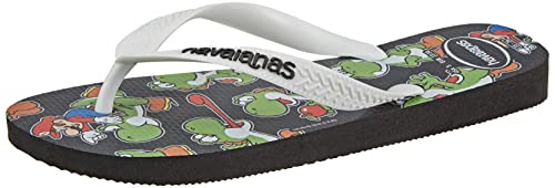 Havaianas Unisex Kinder Mario Bros Flip-Flop, Schwarz, 38 EU von Havaianas