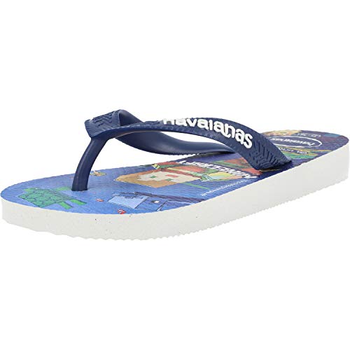 Havaianas Unisex Kinder Baby Minecraft Flipflop,Weiß,27/28 EU von Havaianas