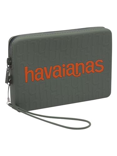 Havaianas Mini-Tasche für Damen, Mini-Tasche, Logomania Gummi-Handtasche, Handtasche (Olive Green), Olive Green von Havaianas