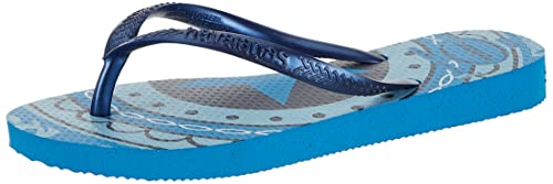 Havaianas Slim Marvel Flip Flops Unisex Kinder, Türkis, 31/32 EU von Havaianas