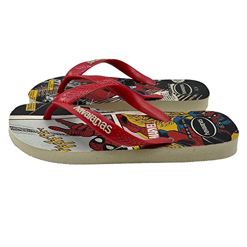 Havaianas TOP MARVEL CLASSICS BEIGE STRAW/RED RUBY 39/40 von Havaianas