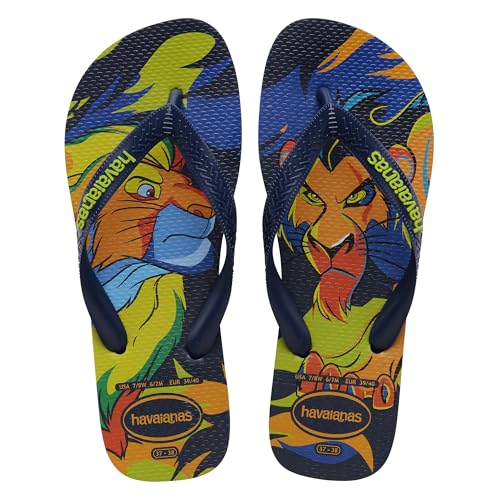 Havaianas - Top Disney Classics, Bequeme, langlebige und leichte Badelatschen, inspiriert von Der König der Löwen, mit rutschfester Sohle, Unisex-Erwachsene von Havaianas