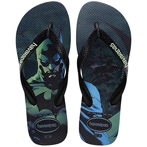 Havaianas Top Herois DC Flip Flops Unisex, Schwarz/Schwarz/Ton, 33/34 EU von Havaianas