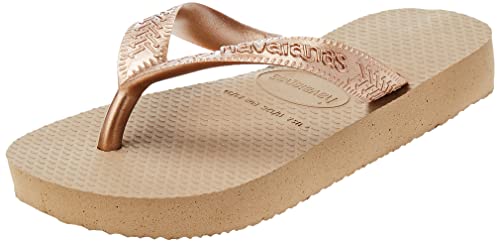 Havaianas Mädchen Top Tiras Flip-Flop, rotgoldfarben, Größe 27/28, rose gold von Havaianas