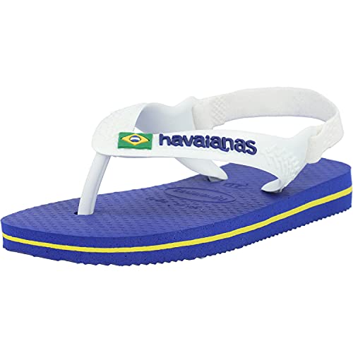 Havaianas Unisex Baby Brasil Logo II Flip flops, Marineblau, 20 EU von Havaianas