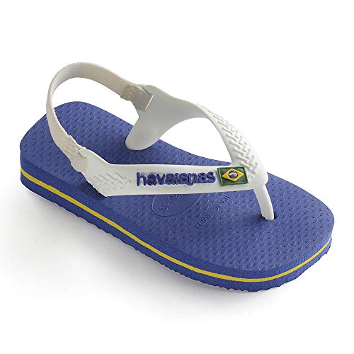 Havaianas Unisex Baby Brasil Logo II Flip flops, Marineblau 25/26 EU von Havaianas