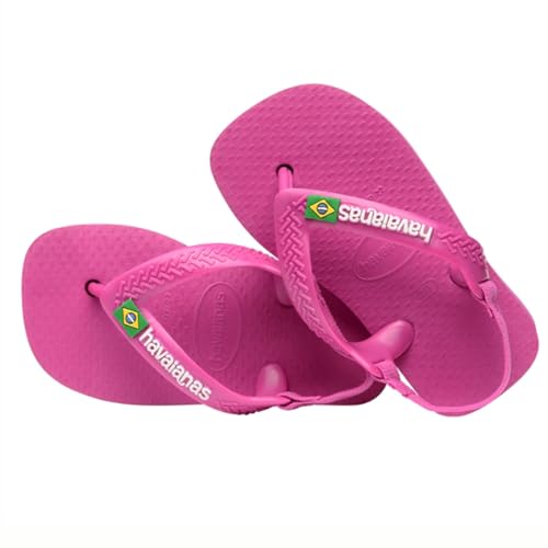 Havaianas Unisex Baby Brasil Logo II Sandale, Rose von Havaianas