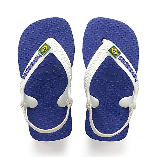 Havaianas Unisex Baby Brasil Logo II Flip flops, Marineblau, 20 EU von Havaianas